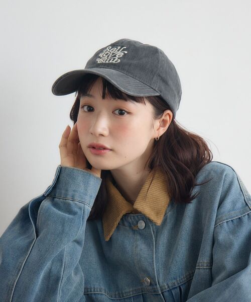 casita(RETRO GIRL)（カシータ）の「ウォッシュキャップ（ハット・レディース・ボルドー/ブラック/オフホワイト・ONE SIZE）」の13枚目の写真