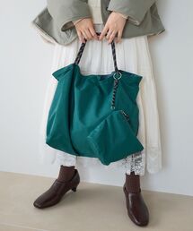 【撥水】ナイロンパッカブルトートバッグ