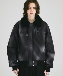 セール】DOUBLE BRESTED SHAGGY MUFFLER COAT / ダブルブレスト