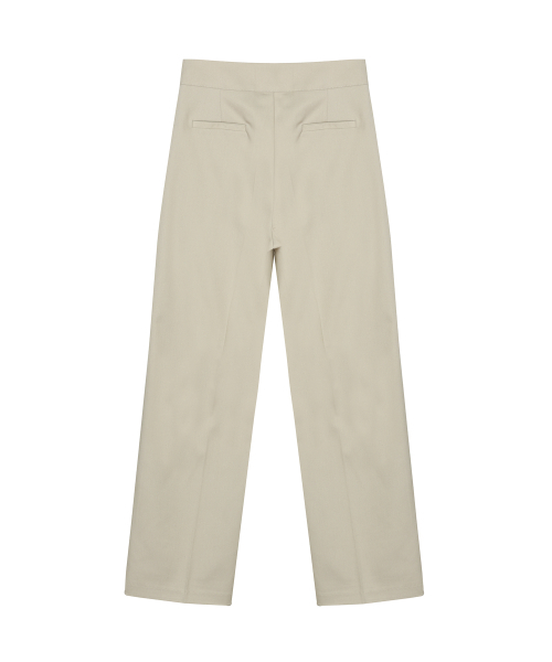 NICK&NICOLE(ニックアンドニコール)の「MINIMAL CLASSIC PINTUCK SLACKS_BEIGE(スラックス・レディース・その他・LARGE)」の7枚目の写真
