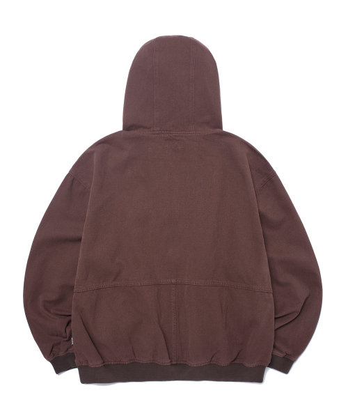 WKNDRS(ウィーキャンドース)の「HOODED CANVAS JACKET (BURGUNDY)(パーカー・レディース・その他・MEDIUM/LARGE/X-LARGE)」の2枚目の写真