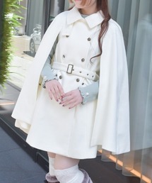 ケープコート」に該当するホワイト/白色系のファッション通販 - ZOZOTOWN