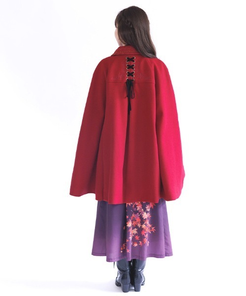 セール】ダブルボタンケープコート（ダッフルコート）｜axes femme