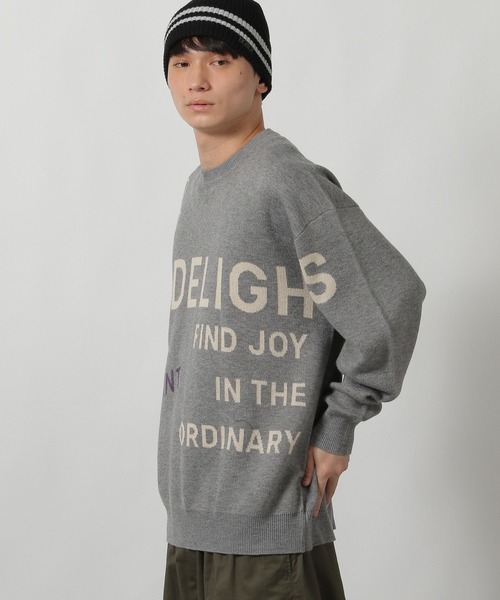 セール】トビガラ刺繍ニットプルオーバー / 607000（ニット/セーター