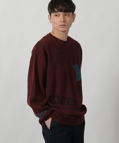 LAKOLE(ラコレ)の「トビガラ刺繍ニットプルオーバー / 607000(ニット/セーター・メンズ・ブラック/オフホワイト/ライトグレー/ボルドー・MEDIUM/LARGE/X-LARGE)」の17枚目の写真