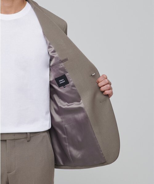 MUSINSA STANDARD(ムシンサスタンダード)の「ベーシックブレザー【ダスティベージュ】(テーラードジャケット・メンズ・その他・LARGE/X-LARGE/XX-LARGE/MEDIUM)」の10枚目の写真