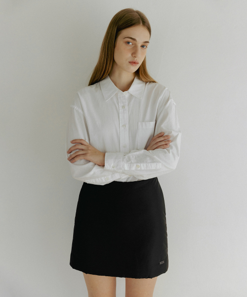 TTUDEMENT(トュードメント)の「PADDED MINI SKIRT BLACK(スカート・レディース・その他・SMALL/MEDIUM)」の1枚目の写真