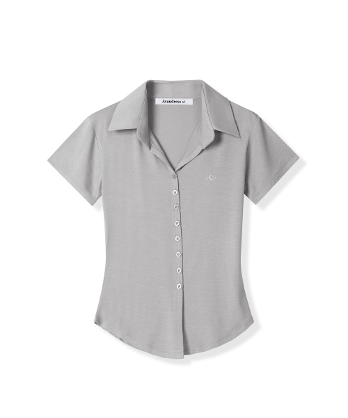 AVANDRESS(アバンドレス )の「Sopy Collar Short-Sleeve GREY(シャツ/ブラウス・レディース・その他・SMALL)」の7枚目の写真