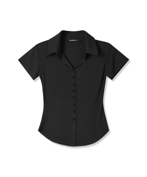 AVANDRESS(アバンドレス )の「Sopy Collar Short-Sleeve GREY(シャツ/ブラウス・レディース・その他・SMALL)」の8枚目の写真