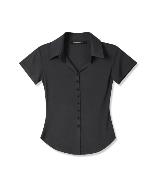 AVANDRESS(アバンドレス )の「Sopy Collar Short-Sleeve GREY(シャツ/ブラウス・レディース・その他・SMALL)」の9枚目の写真