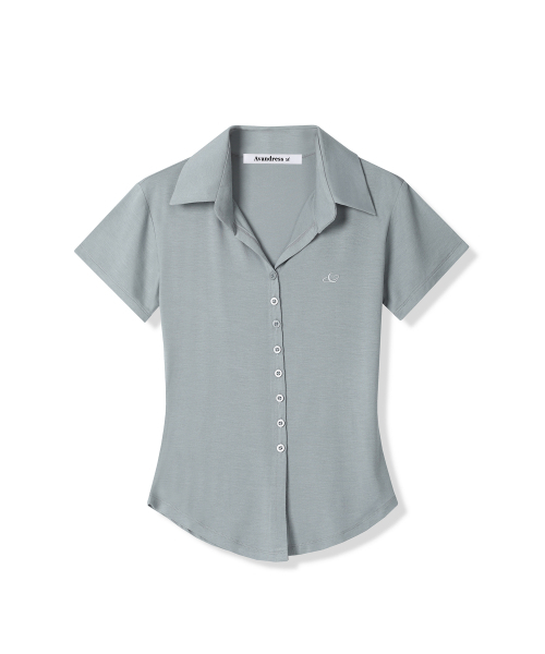 AVANDRESS(アバンドレス )の「Sopy Collar Short-Sleeve GREY(シャツ/ブラウス・レディース・その他・SMALL)」の12枚目の写真