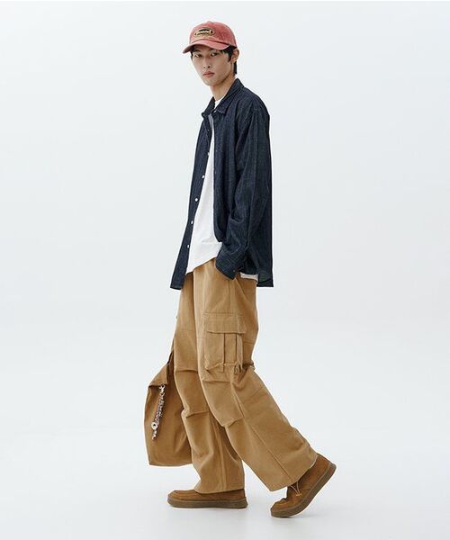 MUSINSA STANDARD（ムシンサスタンダード）の「リラックスデニムシャツ [ディープインディゴ]（シャツ/ブラウス・メンズ・その他・X-LARGE/XX-LARGE/LARGE/MEDIUM/SMALL）」の10枚目の写真