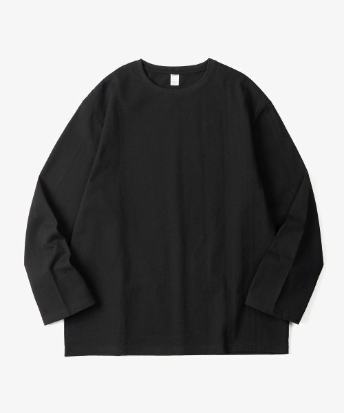 TOFFEE(トフィー)の「ベーシックロングスリーブTシャツ(ブラック)(Tシャツ/カットソー・メンズ・その他・SMALL/MEDIUM/LARGE/X-LARGE)」の2枚目の写真