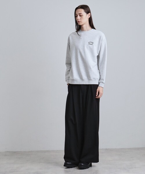 tk.TAKEO KIKUCHI（ティーケータケオキクチ）の「とらフロッキースウェット（スウェット・メンズ・ブラウン系その他/ライトグレー/ブラック・04/03/02）」の6枚目の写真