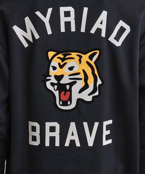 tk.TAKEO KIKUCHI（ティーケータケオキクチ）の「とらフロッキースウェット（スウェット・メンズ・ブラウン系その他/ライトグレー/ブラック・04/03/02）」の19枚目の写真