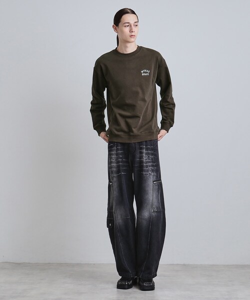 tk.TAKEO KIKUCHI（ティーケータケオキクチ）の「とらフロッキースウェット（スウェット・メンズ・ブラウン系その他/ライトグレー/ブラック・04/03/02）」の21枚目の写真