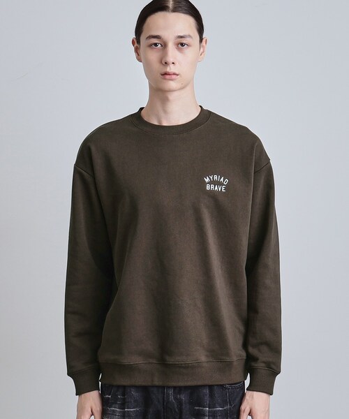 tk.TAKEO KIKUCHI（ティーケータケオキクチ）の「とらフロッキースウェット（スウェット・メンズ・ブラウン系その他/ライトグレー/ブラック・04/03/02）」の13枚目の写真