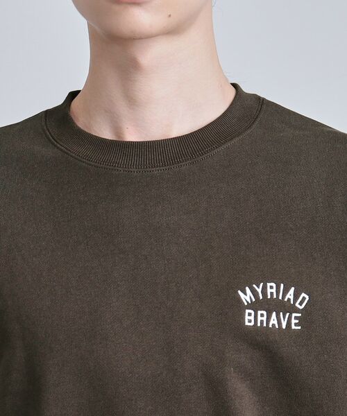 tk.TAKEO KIKUCHI（ティーケータケオキクチ）の「とらフロッキースウェット（スウェット・メンズ・ブラウン系その他/ライトグレー/ブラック・04/03/02）」の16枚目の写真