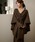 LAULEN�i���[�����j�́udrape poncho knit set up /�h���[�v�|���`���j�b�g�Z�b�g�A�b�v�i�Z�b�g�A�b�v�j�v�b�u���E��