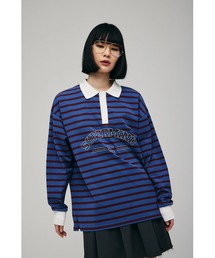 FELICITY（フェリシティ）の「Border Polo Shirt（ポロシャツ）」