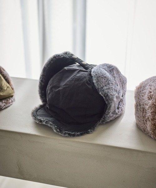 GLOBAL WORK（グローバルワーク）の「フライトキャップ/606782（キャップ・メンズ・ベージュ/ブラック/カーキ・FREE）」の5枚目の写真