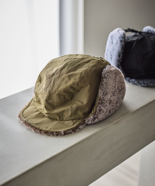 GLOBAL WORK（グローバルワーク）の「フライトキャップ/606782（キャップ・メンズ・ベージュ/ブラック/カーキ・FREE）」の7枚目の写真