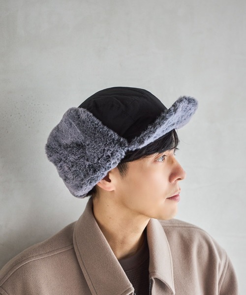 GLOBAL WORK（グローバルワーク）の「フライトキャップ/606782（キャップ・メンズ・ベージュ/ブラック/カーキ・FREE）」の9枚目の写真