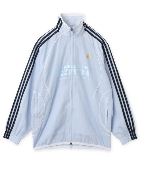 adidas(アディダス)の「adidas TEAMGEIST 2.0 TRACK TOP / アディダス チームガイスト 2.0 トラックトップ(ナイロンジャケット・レディース・ブルー・S/M/L)」の4枚目の写真