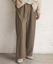 studio CLIP | ツイードライクストレートパンツ[プチ・プラスサイズあり](その他パンツ)