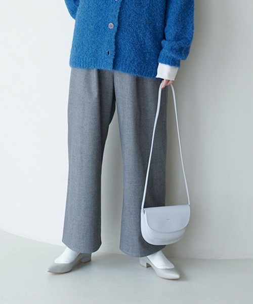 studio CLIP（スタディオクリップ）の「ツイードライクストレートパンツ[プチ・プラスサイズあり]（その他パンツ・レディース・ブラウン/グレー/アイボリー/ブラック・X-LARGE/SMALL/MEDIUM/XX-LARGE/XXX-LARGE/LARGE/PF）」の18枚目の写真