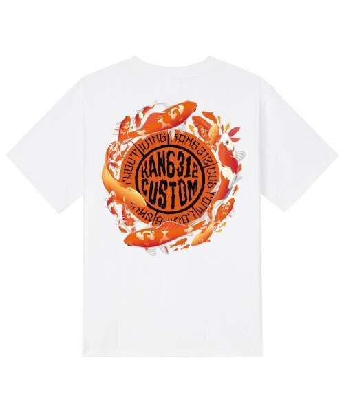 KAN6312(カン6312)の「KTW0015 エントランス 半袖Tシャツ - ホワイト(Tシャツ/カットソー・メンズ・その他・LARGE/MEDIUM/SMALL/X-LARGE)」の1枚目の写真