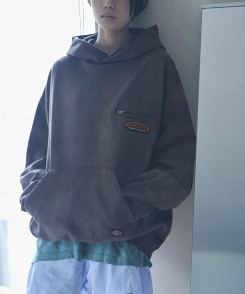 セール】【Dickies(R) x SEDAN ALL-PURPOSE(R)】Faded Washed Hoodie
