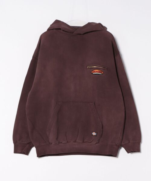 Dickies(ディッキーズ)の「【Dickies(R) x SEDAN ALL-PURPOSE(R)】Faded Washed Hoodie(パーカー・メンズ・ダークブラウン/チャコールグレー・SMALL/MEDIUM/LARGE/X-LARGE)」の8枚目の写真