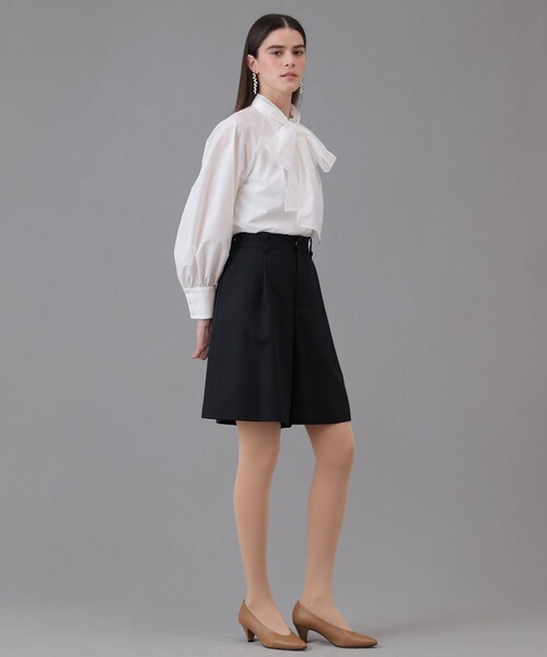 ANAYI（アナイ）の「【Eternal Line 2026】ウールジョーゼットキュロットパンツ（その他パンツ・レディース・ベージュ/ネイビー・36/38）」の22枚目の写真