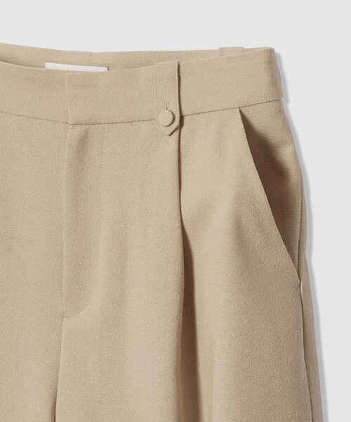 ANAYI（アナイ）の「【Eternal Line 2026】ウールジョーゼットキュロットパンツ（その他パンツ・レディース・ベージュ/ネイビー・36/38）」の5枚目の写真