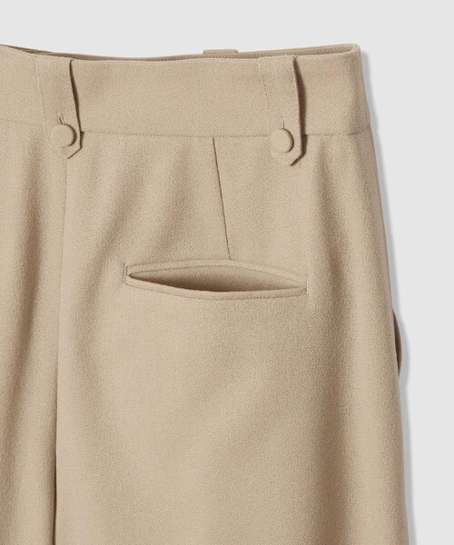 ANAYI（アナイ）の「【Eternal Line 2026】ウールジョーゼットキュロットパンツ（その他パンツ・レディース・ベージュ/ネイビー・36/38）」の7枚目の写真