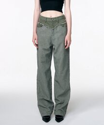ETMON（エトモン）の「Corduroy Mix Pants  Khaki（その他パンツ）」
