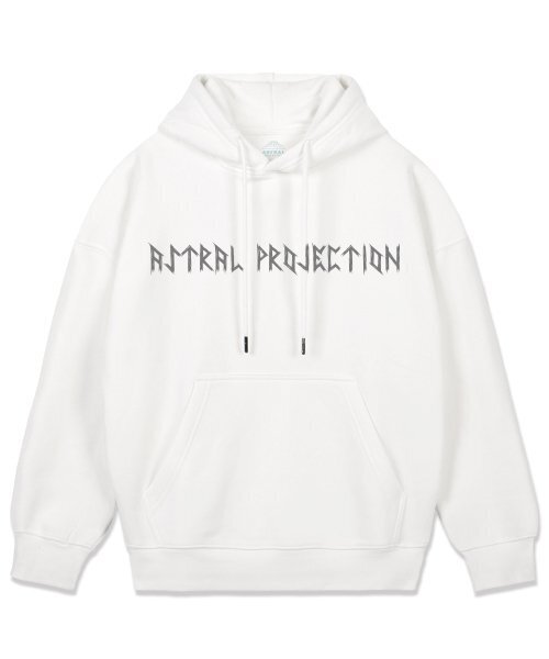 ASTRAL PROJECTION(アストラルプロジェクション)の「エイシェントモンク オーバーサイズ ワイドショルダー フードパーカー_ホワイト(パーカー・メンズ・その他・MEDIUM/LARGE/X-LARGE/XX-LARGE)」の2枚目の写真