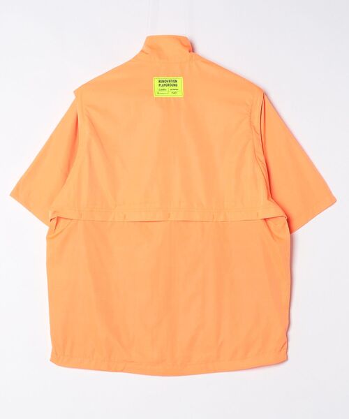 FAT(エフエイティー)の「Pb.Gp.Sb. "QUADRUPLE"(シャツ/ブラウス・メンズ・ブルー/ブラック/オレンジ・JUMBO(XXL)/FAT(XL)/SKINNY(L)/TITCH(M))」の4枚目の写真