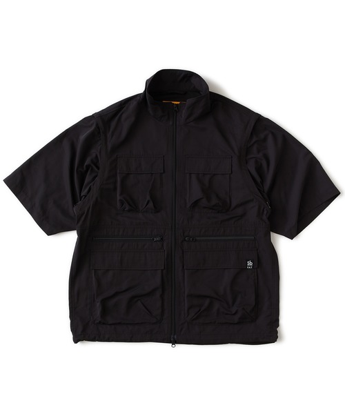 FAT(エフエイティー)の「Pb.Gp.Sb. "QUADRUPLE"(シャツ/ブラウス・メンズ・ブルー/ブラック/オレンジ・JUMBO(XXL)/FAT(XL)/SKINNY(L)/TITCH(M))」の1枚目の写真