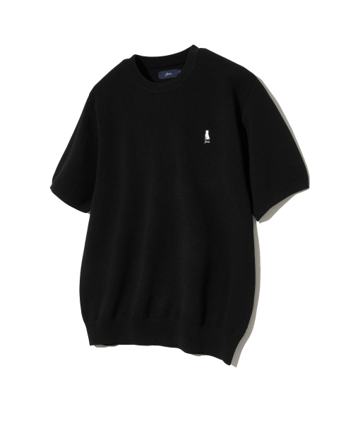 YALE(イェール)の「コンフォートクールラウンド半袖ニットブラック(Tシャツ/カットソー・レディース・その他・MEDIUM/SMALL/X-LARGE/LARGE)」の1枚目の写真