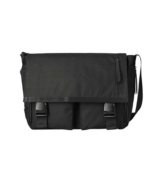 SSRL(シエスタ ロイヤル レーベル)の「Dual Pocket Messenger Bag / Black(メッセンジャーバッグ・レディース・ブラック・FREE)」の1枚目の写真