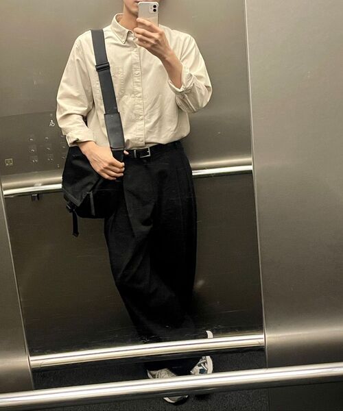 SSRL(シエスタ ロイヤル レーベル)の「Dual Pocket Messenger Bag / Black(メッセンジャーバッグ・レディース・ブラック・FREE)」の15枚目の写真