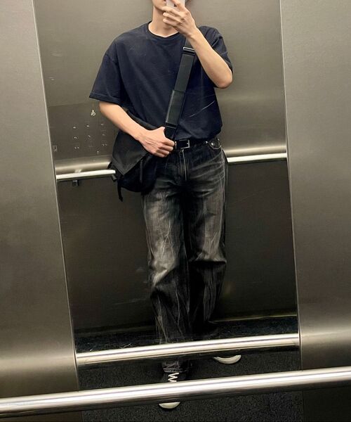 SSRL(シエスタ ロイヤル レーベル)の「Dual Pocket Messenger Bag / Black(メッセンジャーバッグ・レディース・ブラック・FREE)」の6枚目の写真