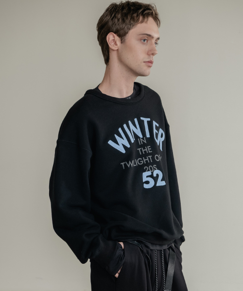 SSIN AND LEE（シンアンドリー）の「ソリブ ウィンター コットンスウェットシャツ ブラック（スウェット・メンズ・その他・MEDIUM/LARGE）」の2枚目の写真