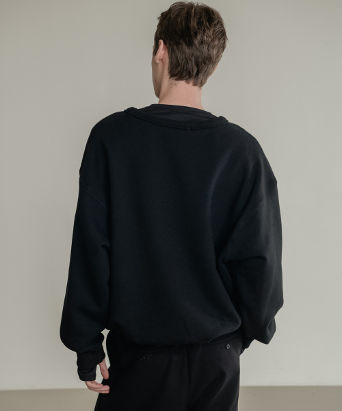 SSIN AND LEE（シンアンドリー）の「ソリブ ウィンター コットンスウェットシャツ ブラック（スウェット・メンズ・その他・MEDIUM/LARGE）」の7枚目の写真