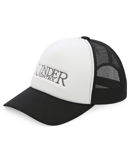 UNDERCONTROL（アンダーコントロール）の「夏メッシュ日焼け防止ロゴ配色ボールキャップ男女共用野球帽SIGNATURE / MESH TRUCKER B B / BLACK（キャップ・メンズ・その他・FREE）」の9枚目の写真