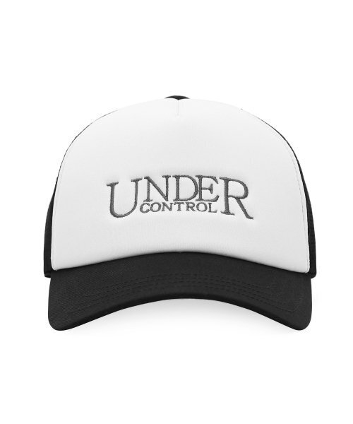 UNDERCONTROL（アンダーコントロール）の「夏メッシュ日焼け防止ロゴ配色ボールキャップ男女共用野球帽SIGNATURE / MESH TRUCKER B B / BLACK（キャップ・メンズ・その他・FREE）」の8枚目の写真