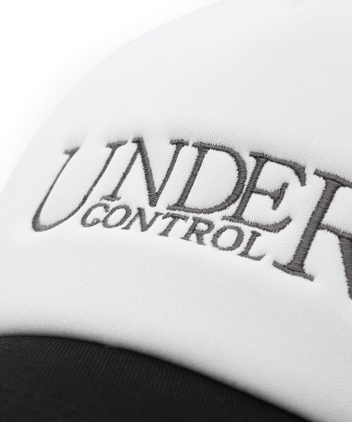 UNDERCONTROL（アンダーコントロール）の「夏メッシュ日焼け防止ロゴ配色ボールキャップ男女共用野球帽SIGNATURE / MESH TRUCKER B B / BLACK（キャップ・メンズ・その他・FREE）」の5枚目の写真