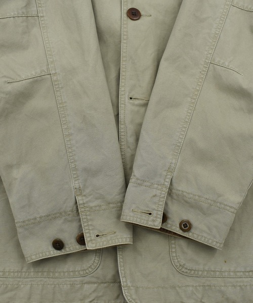 L.L.Bean(エルエルビーン)の「【USED】90’s L.L.Bean ハンティングジャケット(カバーオール・メンズ・ベージュ・LARGE)」の2枚目の写真